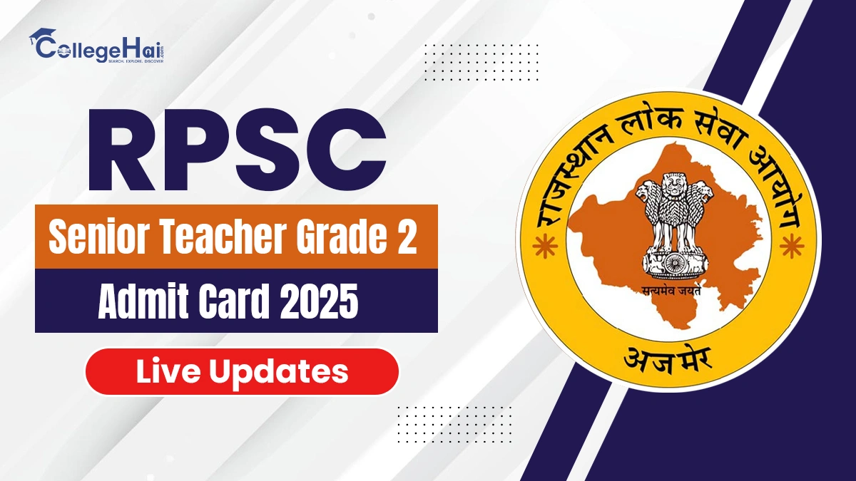 RPSC 2025 Admit Card For Senior Teacher Grade 2 Recruitment to be Released Soon, Check How To Download.webp